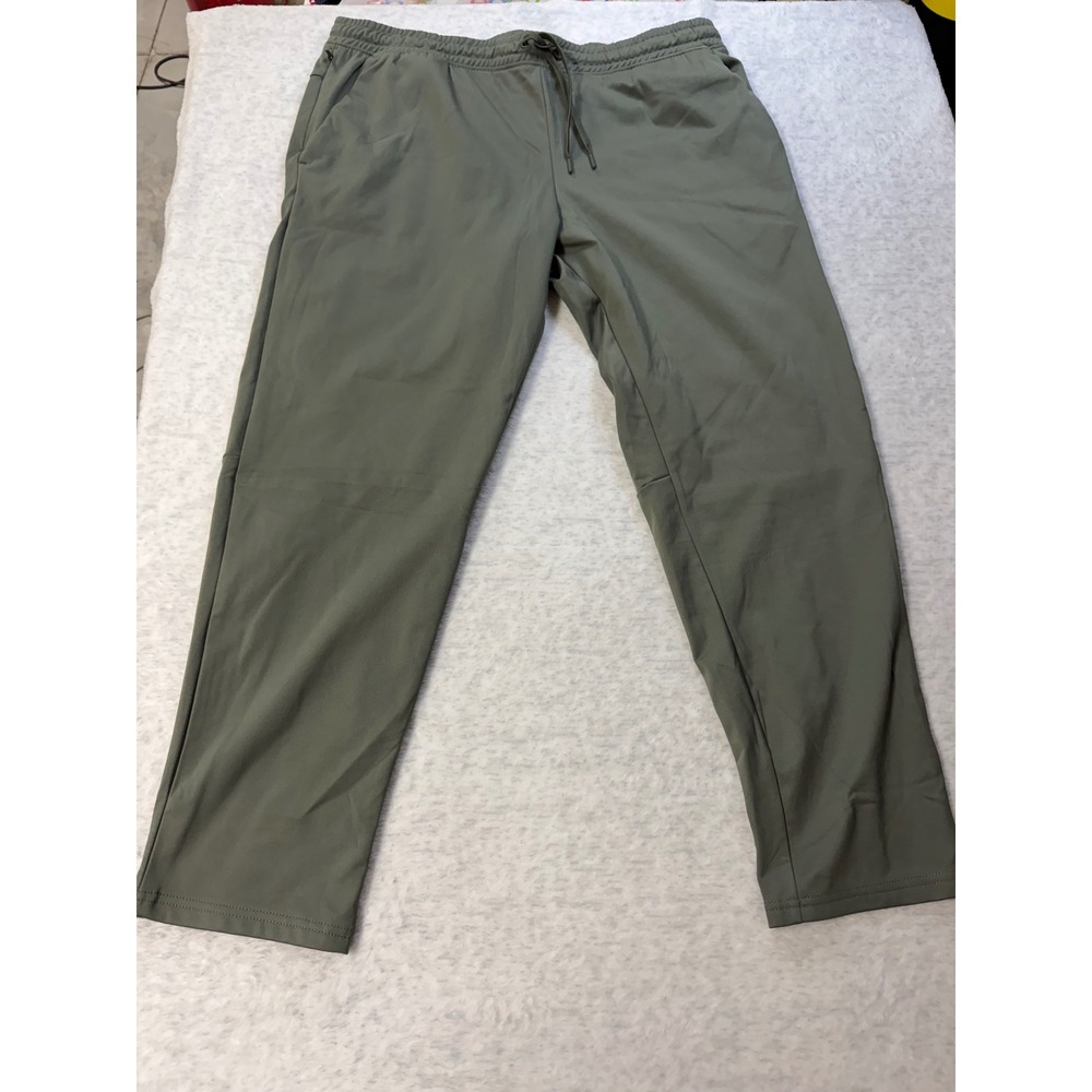 Members Mark Mens Fleece Pant Olive‎ Green XL Brushed Interior Security Pocket